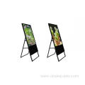 FHD Portable floor stand led poster for shop